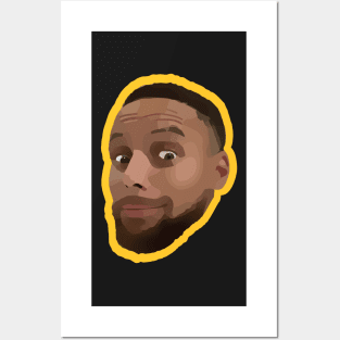 Stephen Curry Memes Face Posters and Art